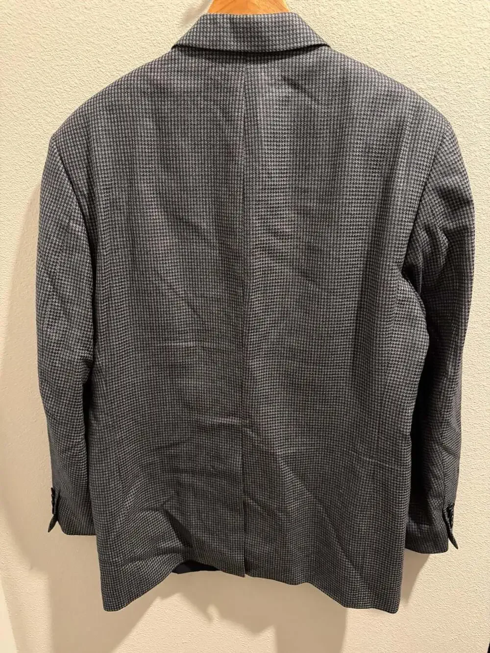John W. Nordstrom Lanificio di Pray Wool and Silk Houndstooth Blazer